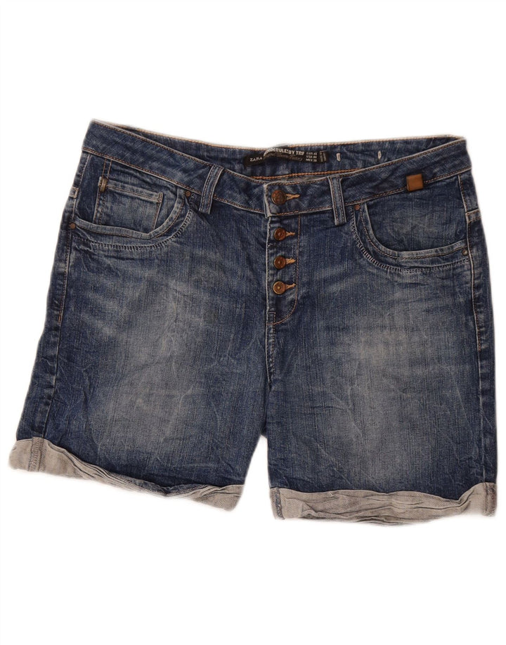 Damskie spodenki dżinsowe ZARA EU 40 Medium W30 Niebieskie