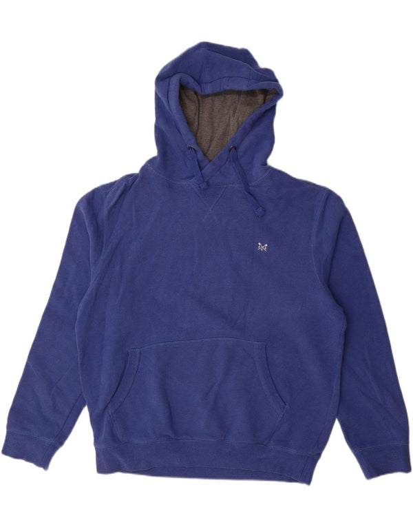 Crew Clothing Męska bluza z kapturem XL, niebieska bawełna