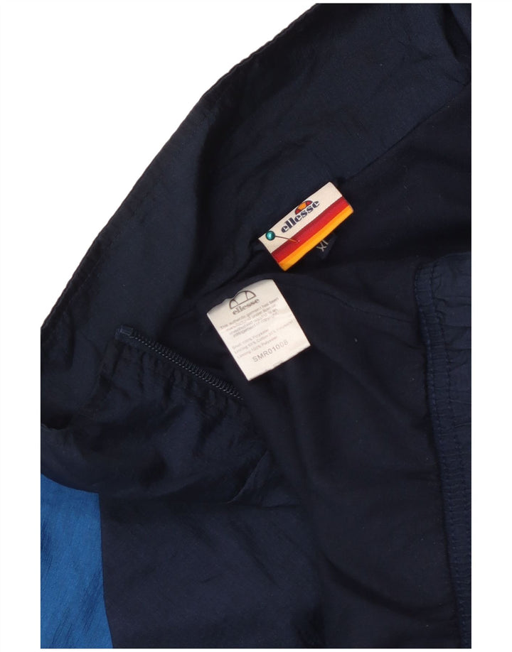 Męska kurtka dresowa Ellesse XL z poliestru w kolorze niebieskim
