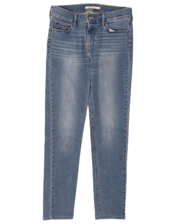 Damskie jeansy Levi's 710 Super Skinny W29 L27 Niebieska bawełna