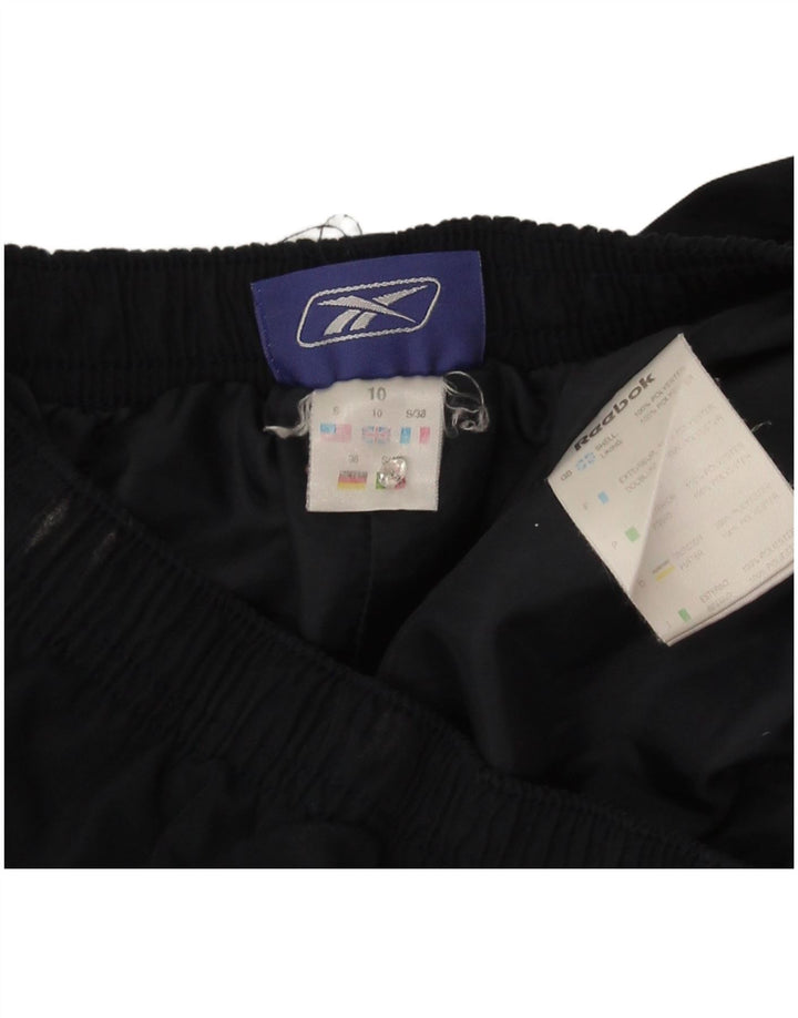 Damskie spodnie dresowe Reebok UK 10, małe, granatowe, poliestrowe