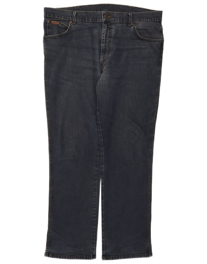 Męskie jeansy Wrangler Texas Stretch Straight W40 L32 Niebieskie, bawełniane