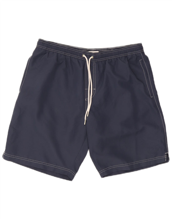Męskie spodenki kąpielowe Calvin Klein XL, granatowe, poliestrowe