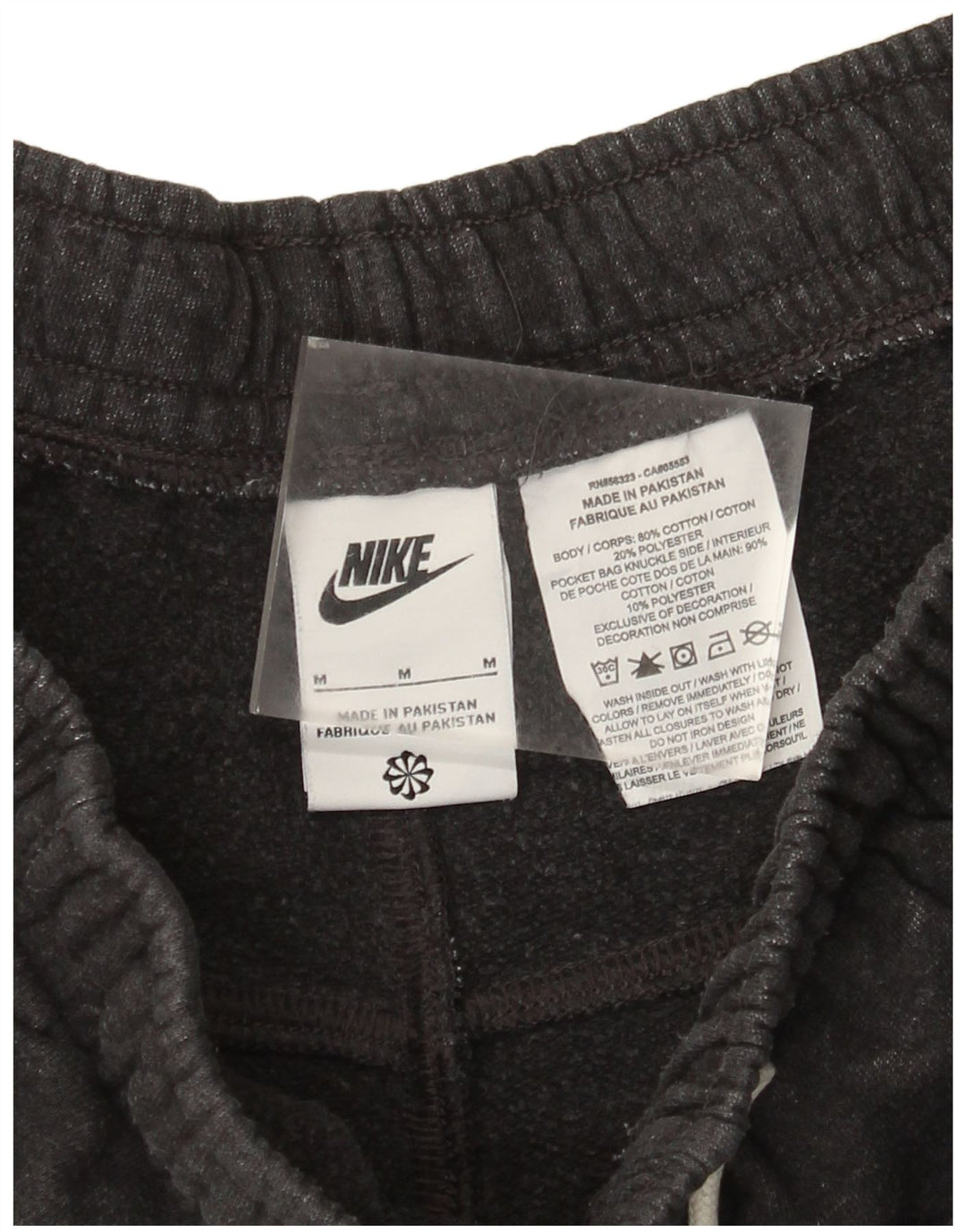 Męskie spodenki sportowe Nike, średnioszare, bawełniane