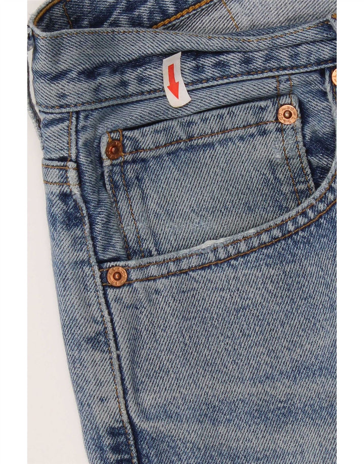 Damskie jeansy Levi's 581 Straight W34 L32 Niebieskie bawełniane