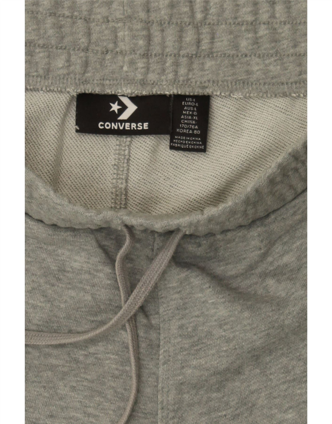 CONVERSE Womens Sport Shorts UK 14 Large  Grey Cotton Vintage Converse and Second-Hand Converse from Messina Hembry 