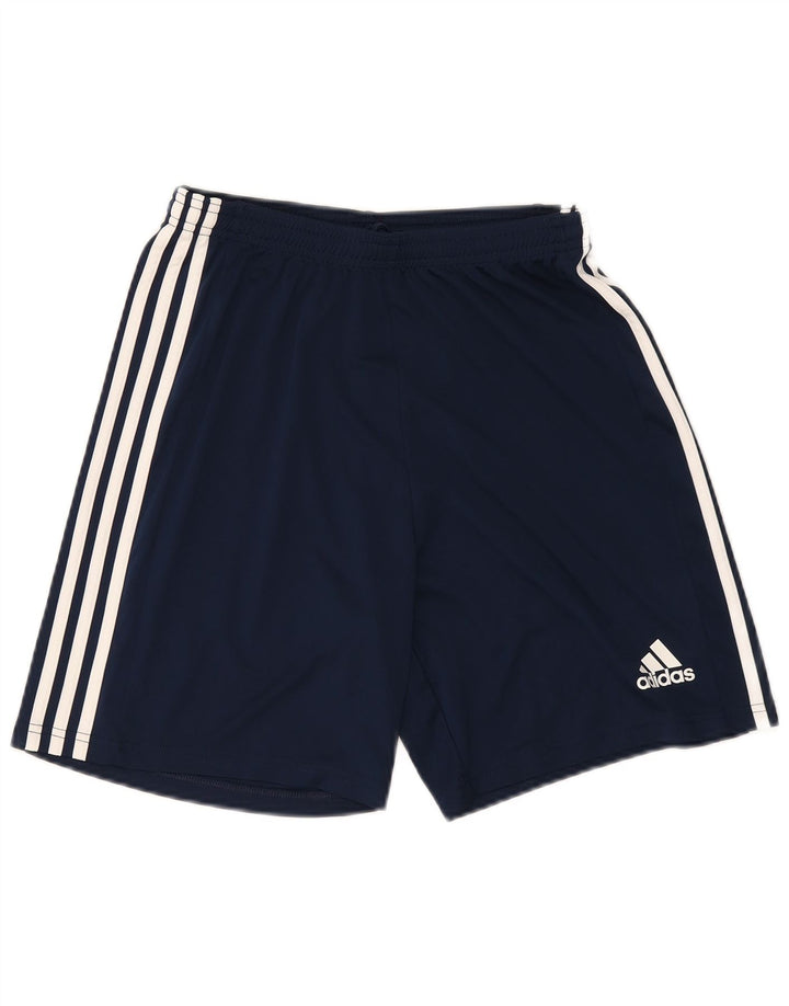 Męskie spodenki sportowe Adidas Aeroready, średni granatowy poliester