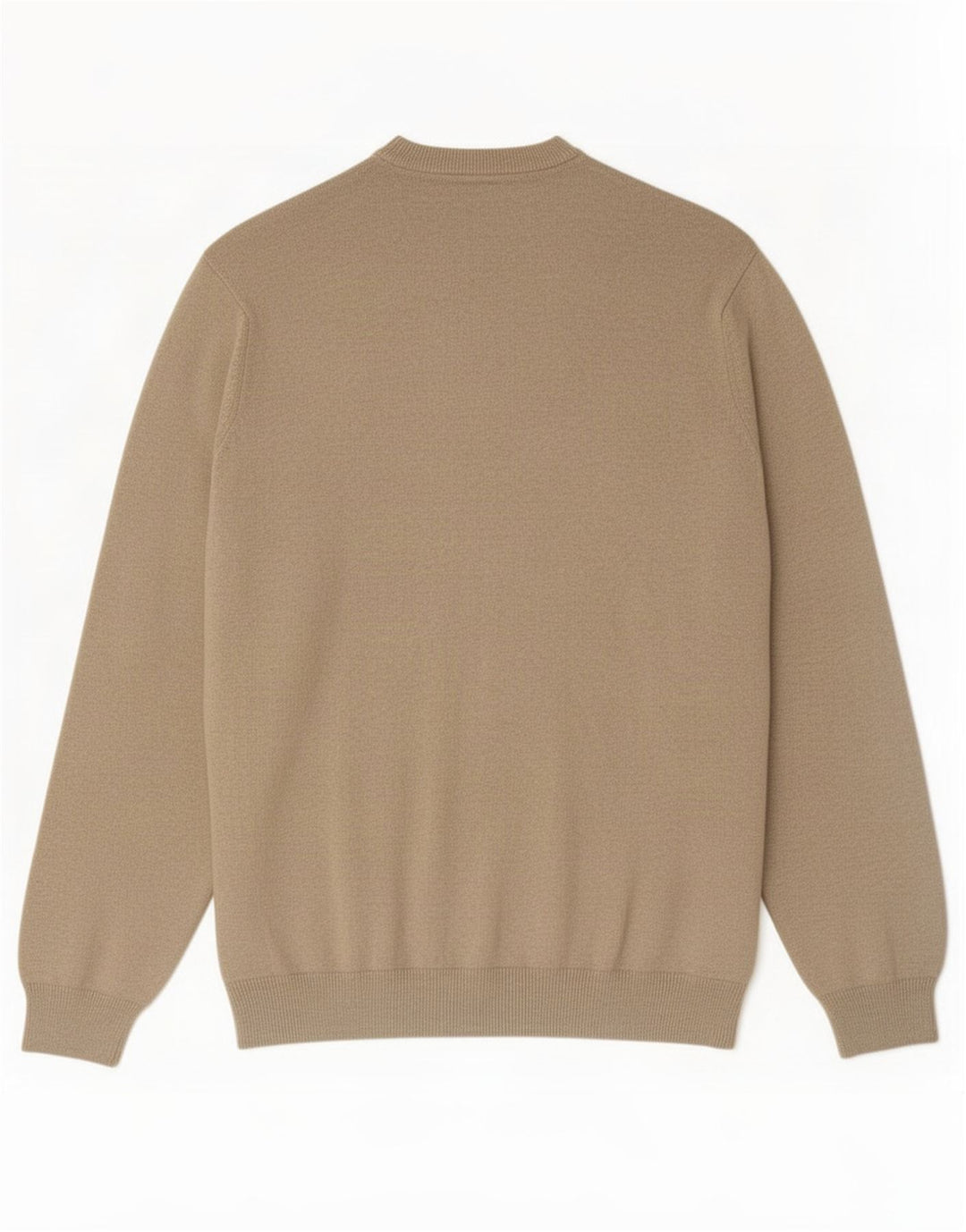 Marks & Spencer Męski sweter z dekoltem w kształcie litery V, 2XL, beżowy, bawełniany