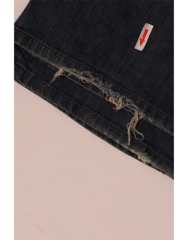 Damskie jeansy Diesel Fluzi Flared W30 L34 Niebieskie bawełniane