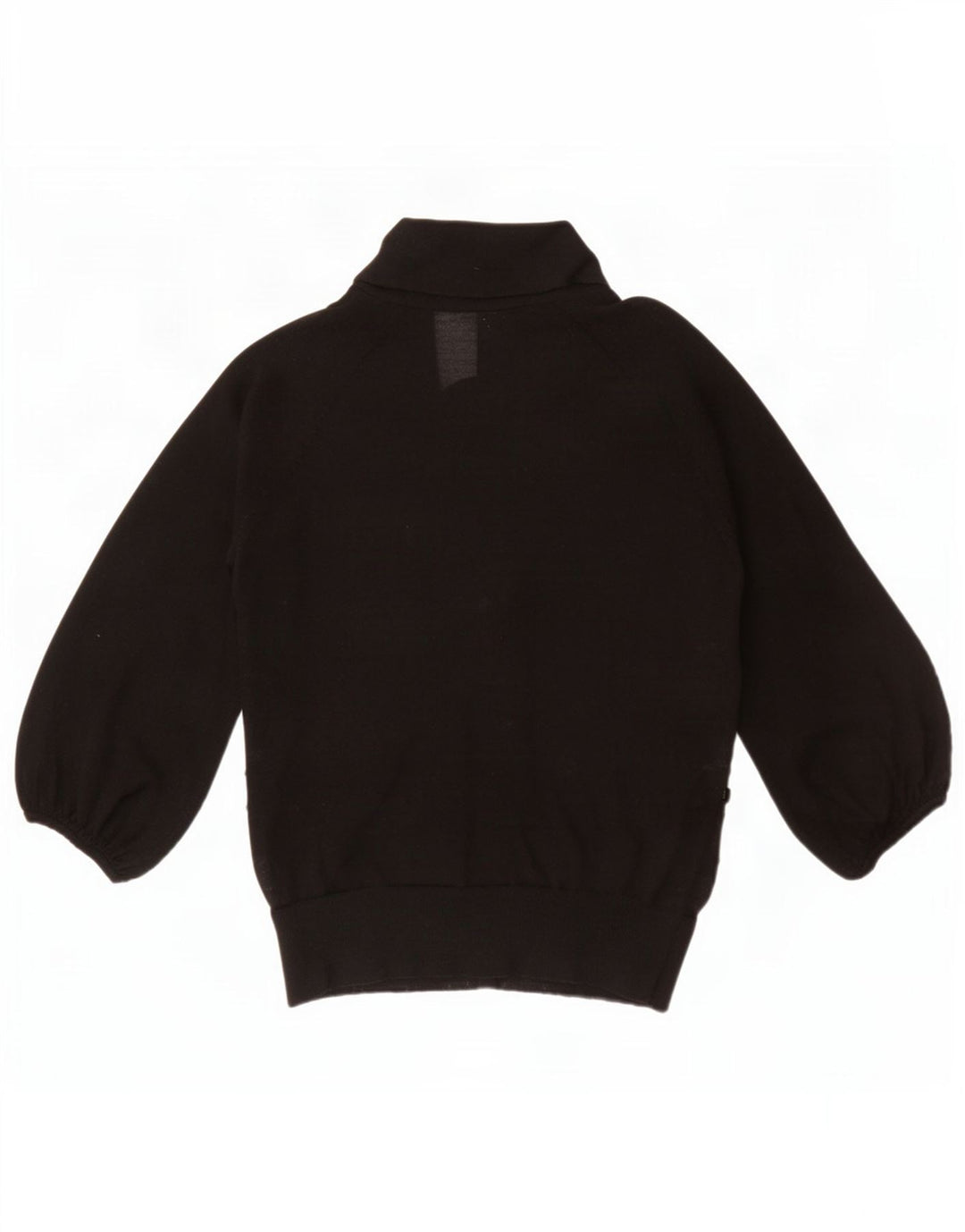 Damski sweter rozpinany Ted Baker z rękawem 3/4, rozmiar 2, mały, czarny w kwiaty