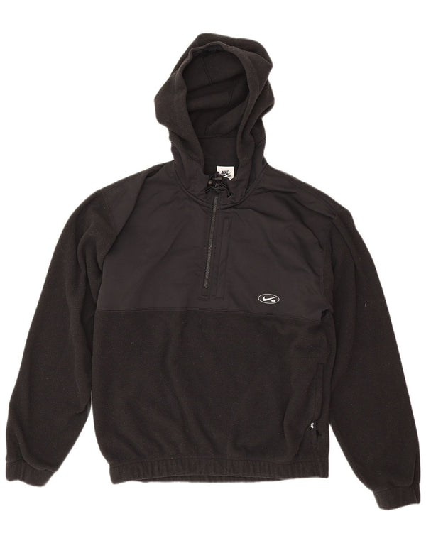 Męski sweter polarowy z kapturem Nike Therma-Fit XS, czarny, poliestrowy