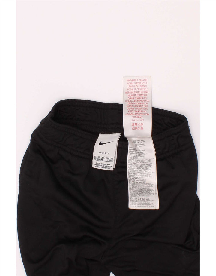 Chłopięce spodnie dresowe Nike Dri Fit 3-4 lata XS, czarne, poliestrowe