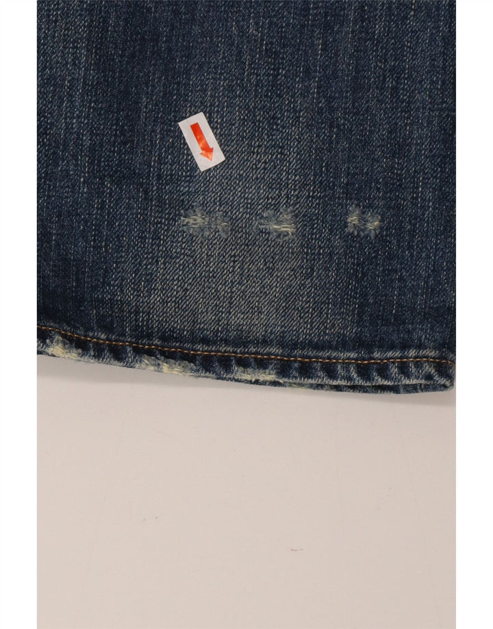 Męskie jeansy ARMANI z limitowanej edycji, w trudnej sytuacji, W36 L34, niebieska bawełna