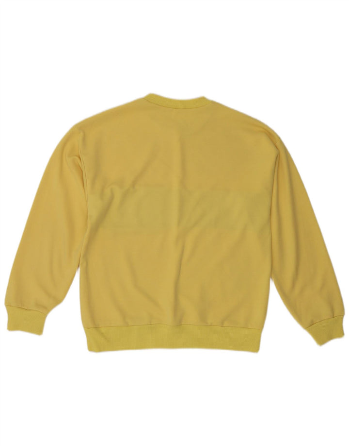 Bluza męska w stylu vintage, mała, żółta, z blokami kolorów