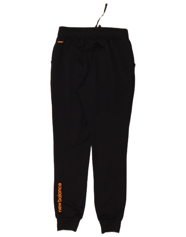 Damskie spodnie dresowe New Balance Joggers UK 12 Średni czarny poliester