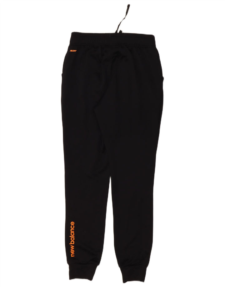 Damskie spodnie dresowe New Balance Joggers UK 12 Średni czarny poliester
