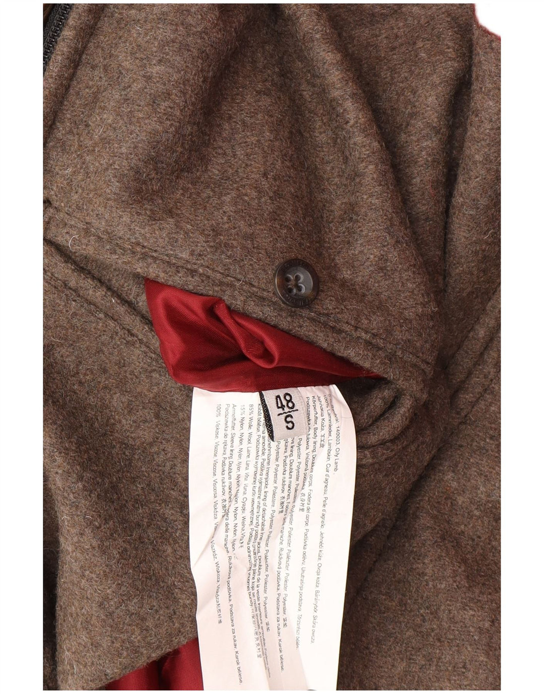 Męska kurtka skórzana STRELLSON IT 48 Średni brąz