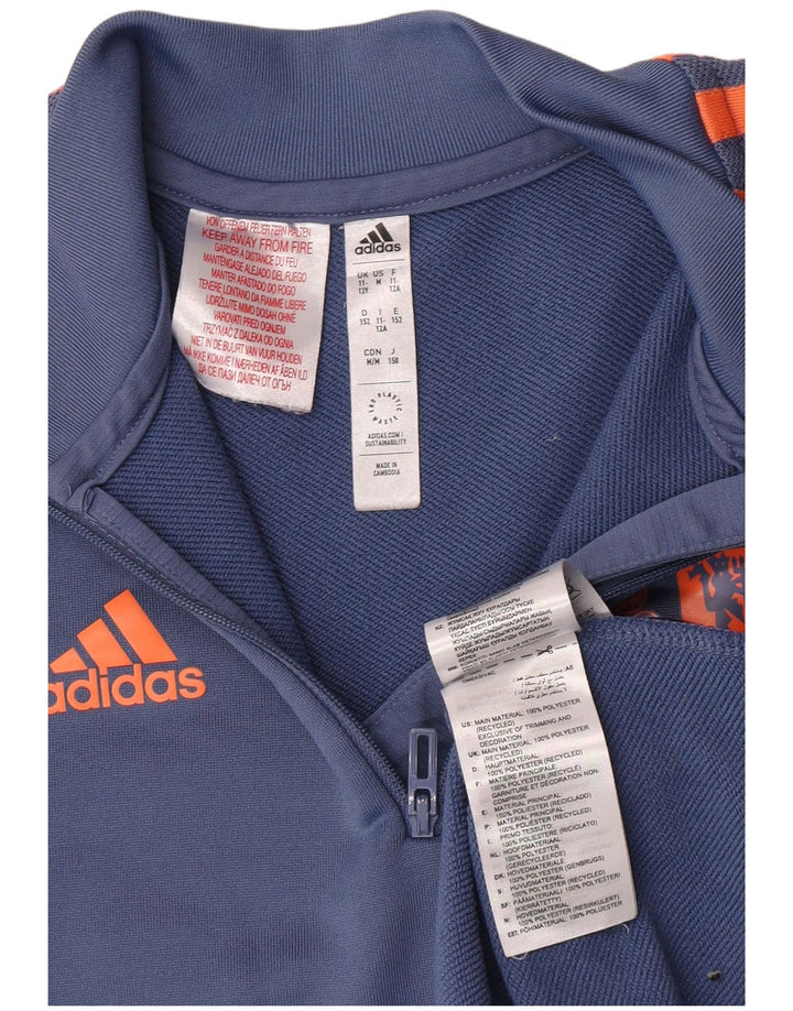 Chłopięcy dres Adidas Manchester United Pullover Top 11-12 lat Niebieski