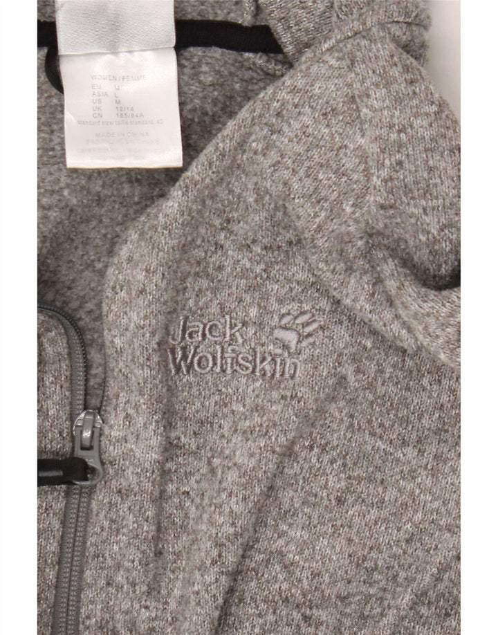 Damska kurtka dresowa Jack Wolfskin UK 12/14, średnioszara, nakrapiana