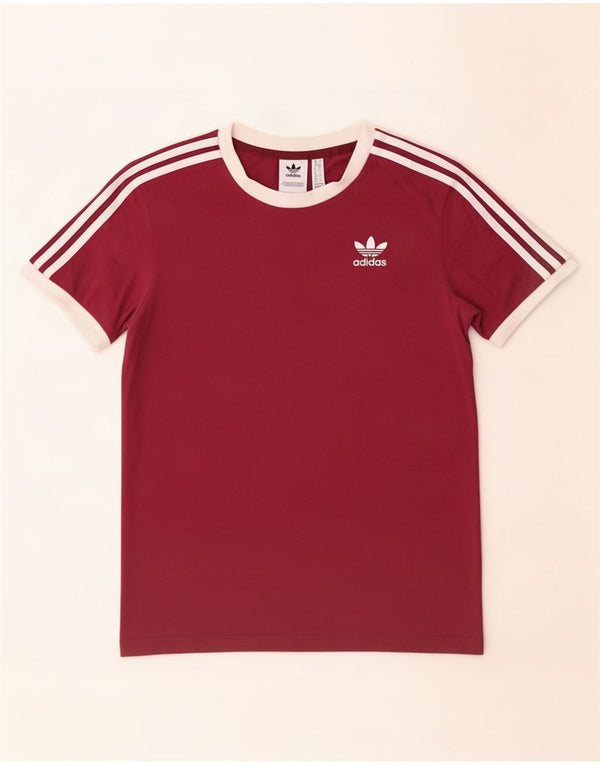 Damska koszulka Adidas Top UK 10 Small Red Cotton
