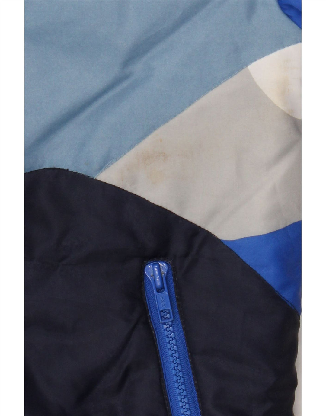 Damska kurtka wyściełana Maier EU 36 Mały niebieski poliamid z blokami kolorów