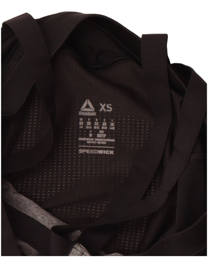 Damska kamizelka REEBOK Les Mills Graphic Top UK 4/6 XS Szary blok kolorów