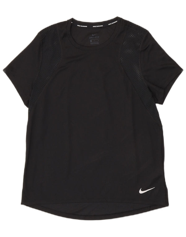 Damska koszulka NIKE Dri Fit Top UK 14, średni czarny poliester
