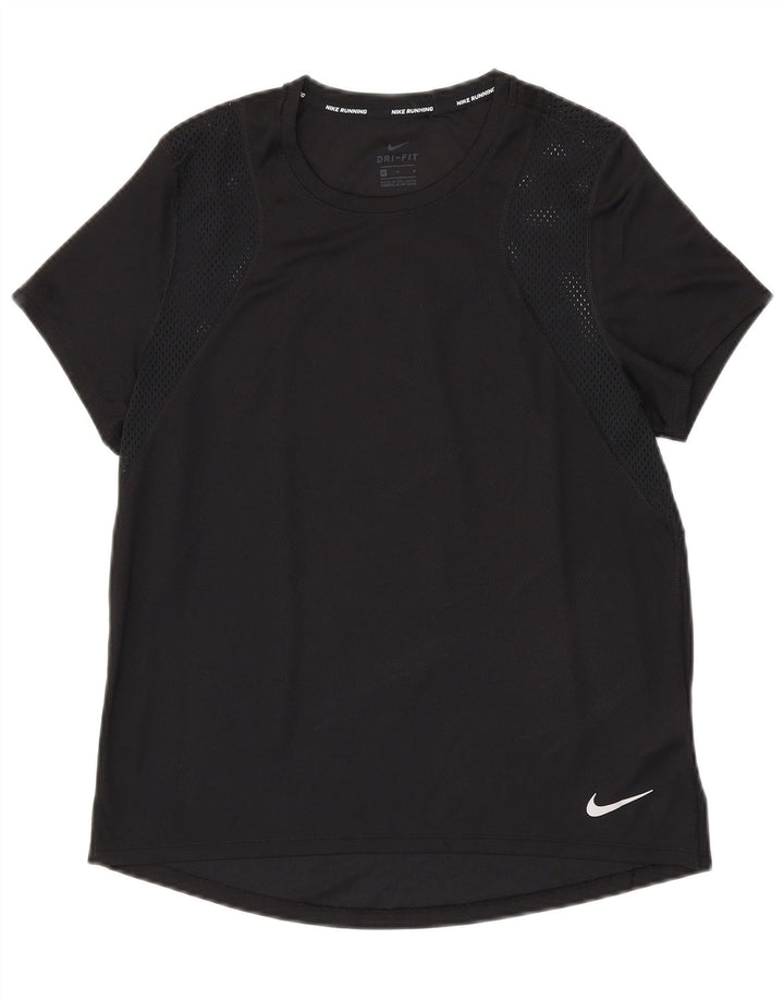 Damska koszulka NIKE Dri Fit Top UK 14, średni czarny poliester