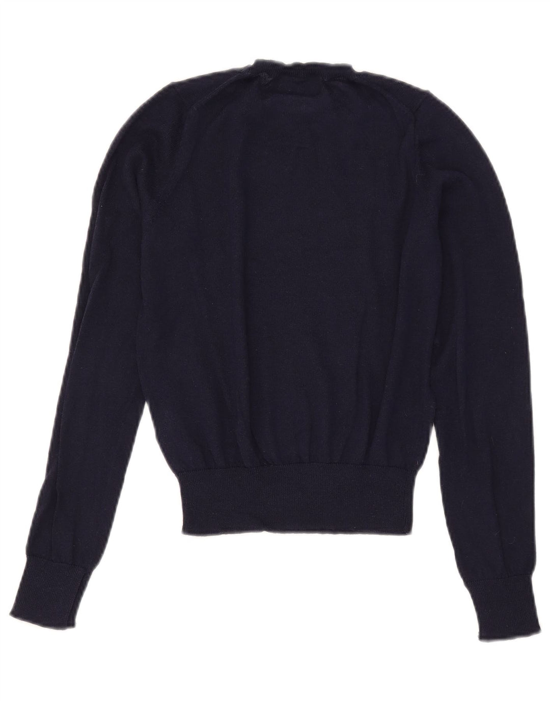 Damski sweter Zara z okrągłym dekoltem, UK 10, mały, granatowy, poliester
