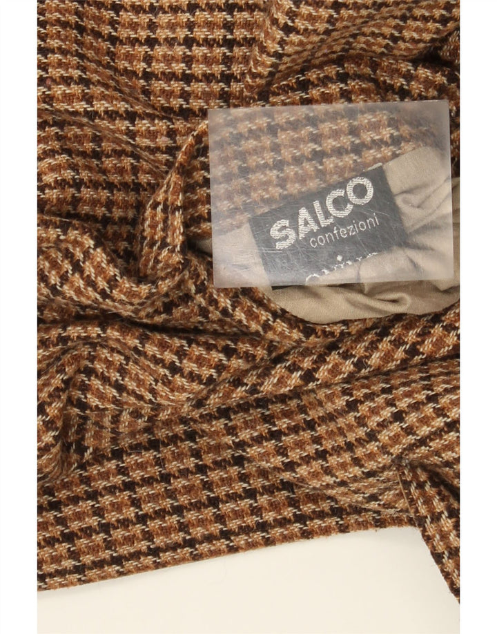 Dwustronny trencz damski Salco UK 14, średni, khaki, poliester
