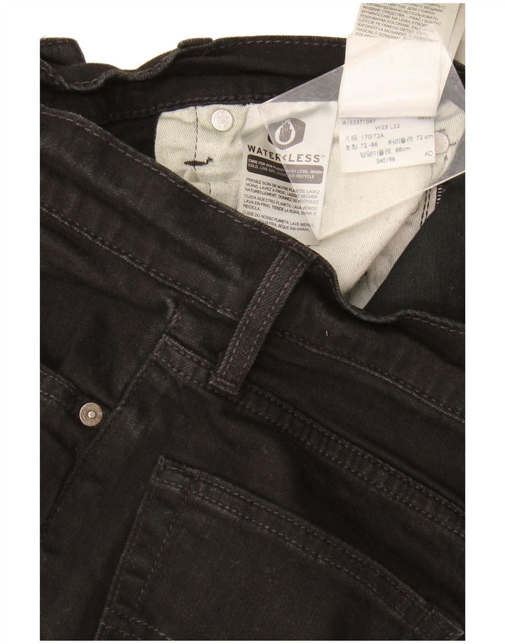 Damskie jeansy Levi's Skinny W28 L32 Czarna bawełna