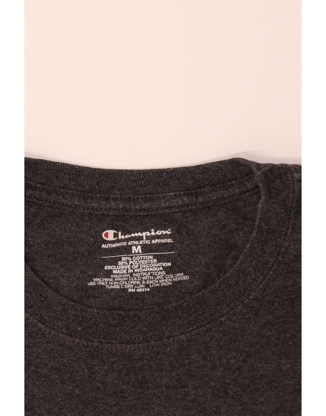 Męski T-shirt z grafiką Champion Boston College, średnioszary, bawełniany