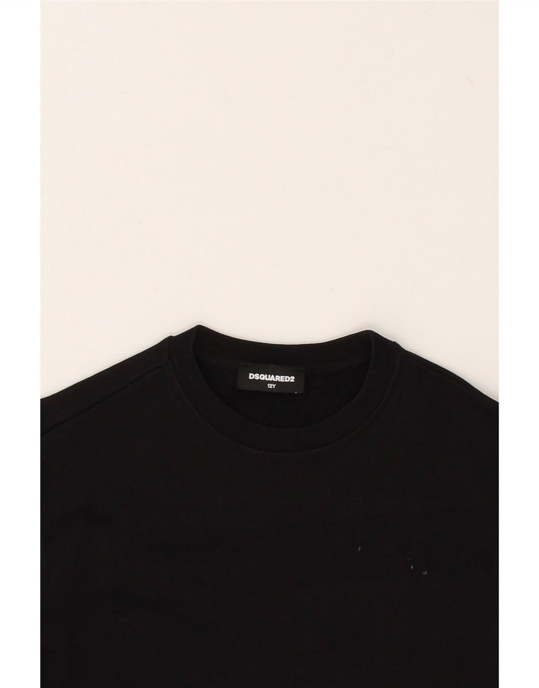 DSQUARED2 Boys Sweatshirt Jumper 11-12 Years Black Cotton Vintage Dsquared2 and Second-Hand Dsquared2 from Messina Hembry 