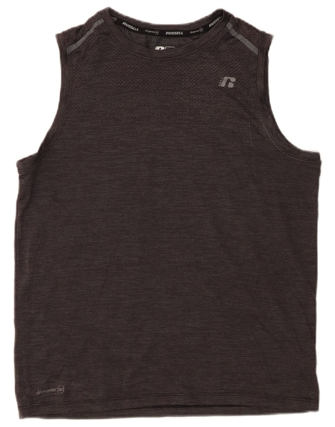 Top chłopięcy Russell Athletic 14-15 lat XL, szary nylon