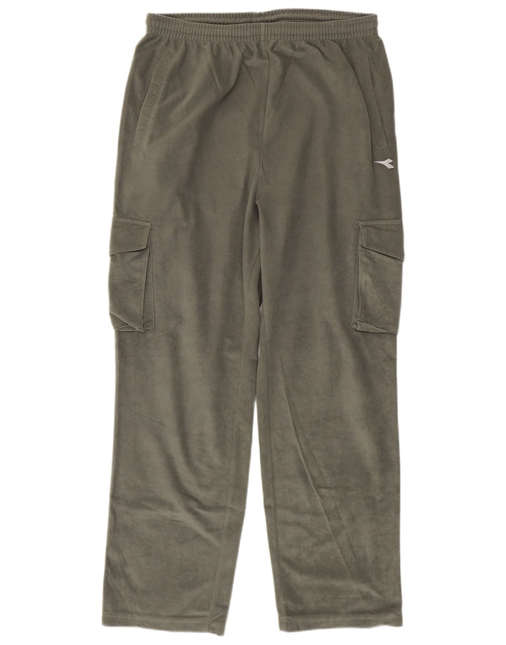 Męskie spodnie dresowe Cargo Diadora XL, khaki, poliester