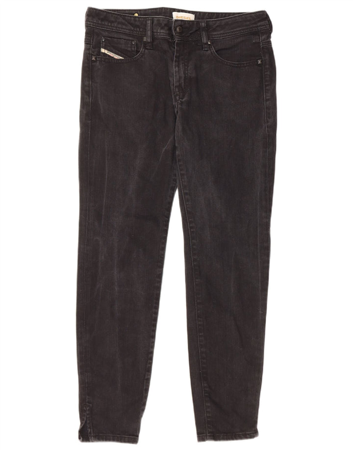 Damskie jeansy Diesel Skinny W30 L28 Szara bawełna