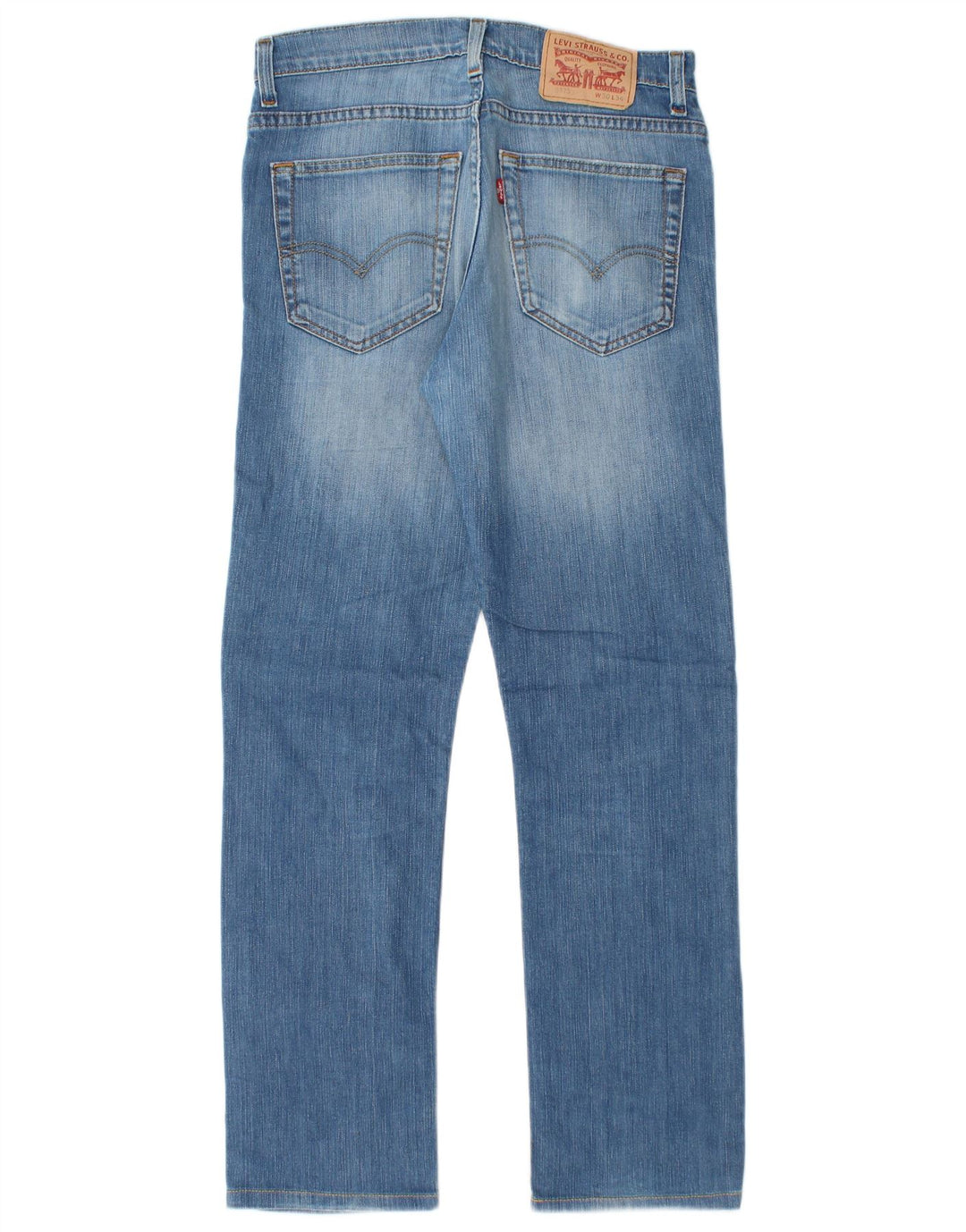 Męskie proste dżinsy LEVI'S W30 L28 niebieskie