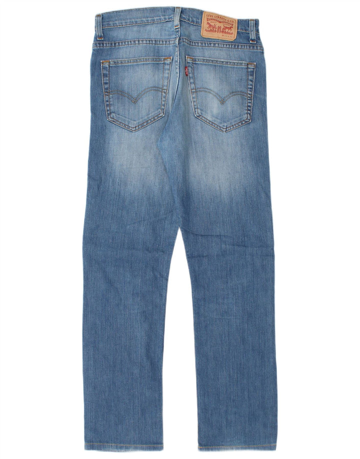 Męskie proste dżinsy LEVI'S W30 L28 niebieskie