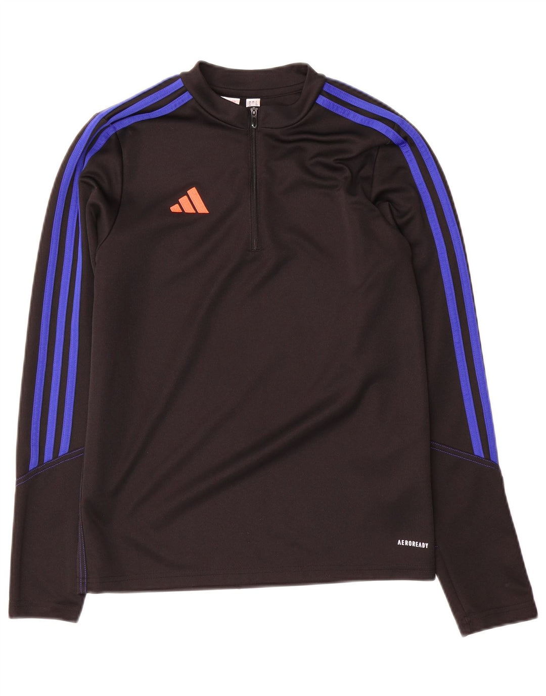 Chłopięcy dres Adidas Aeroready z zamkiem błyskawicznym na szyi, 13-14 lat, czarny