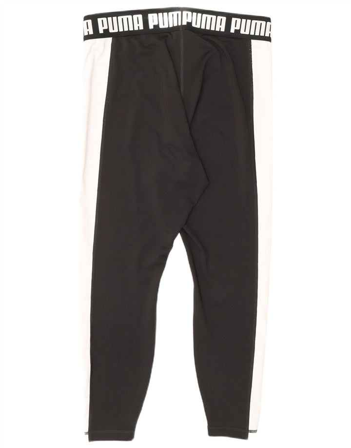 Damskie legginsy Puma Graphic UK 16, duże, czarne, sportowe