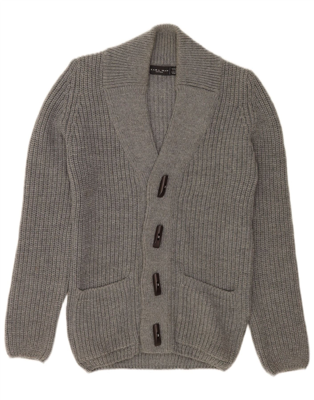 Męski sweter Zara, średnioszary