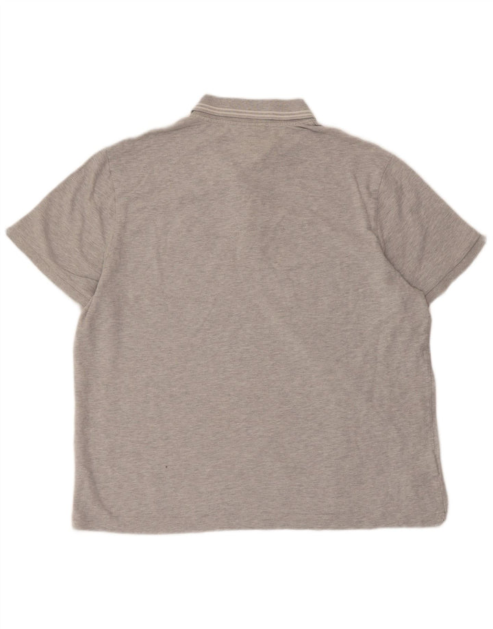 Męska koszulka polo Lacoste, rozmiar 7, 2XL, szara bawełna