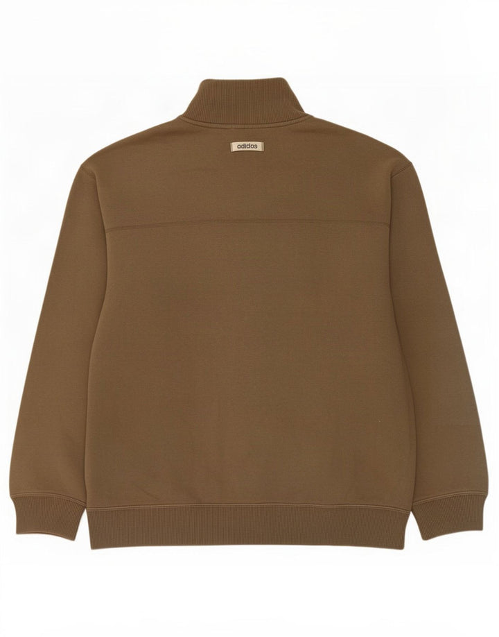 Adidas Męska bluza dresowa, duża, bawełniana khaki