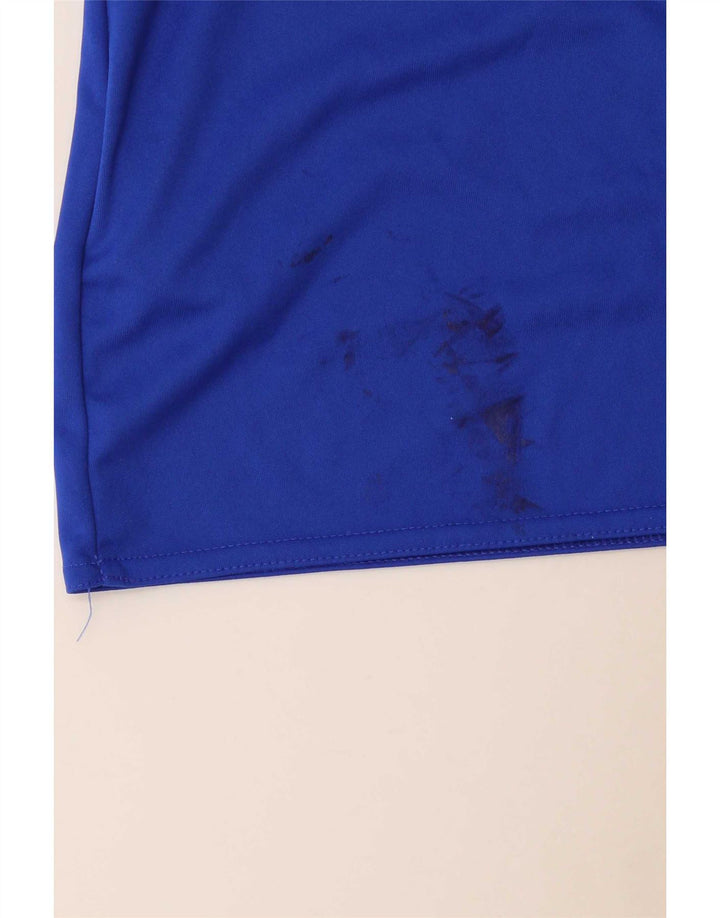 Adidas Męska koszulka Climalite Top, duża niebieska, poliester