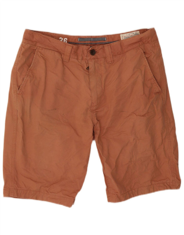 Męskie spodenki Chino Fat Face W36, duże, pomarańczowe, bawełniane