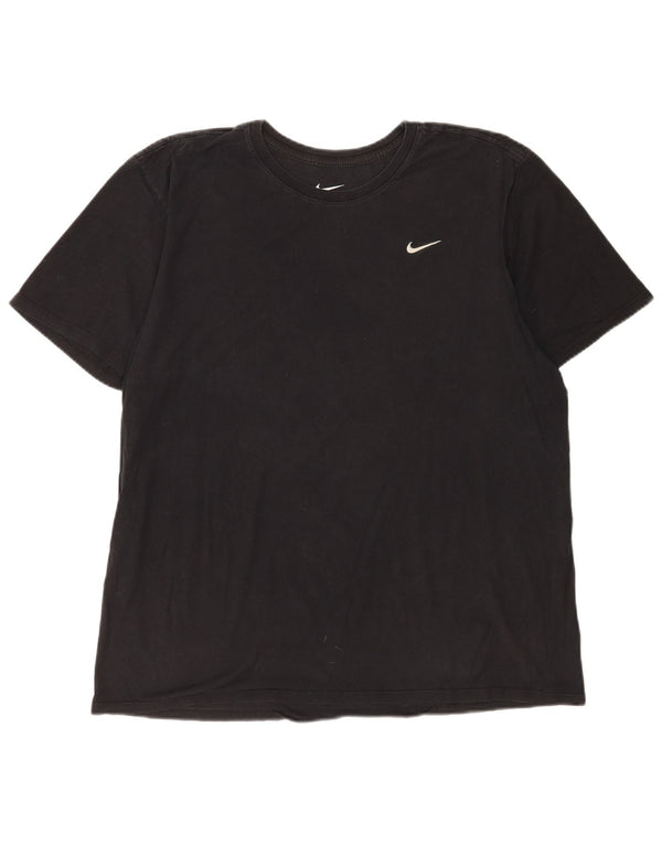 Męski T-shirt Nike o sportowym kroju, XL, czarny, bawełniany