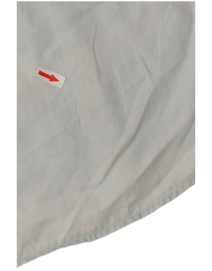 Whistles Damska luźna sukienka koszulowa z pulowerem UK 10, mała, niebieska bawełna