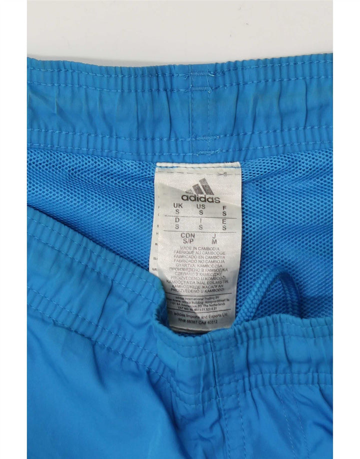 Męskie spodenki sportowe Adidas, małe, niebieskie, poliestrowe