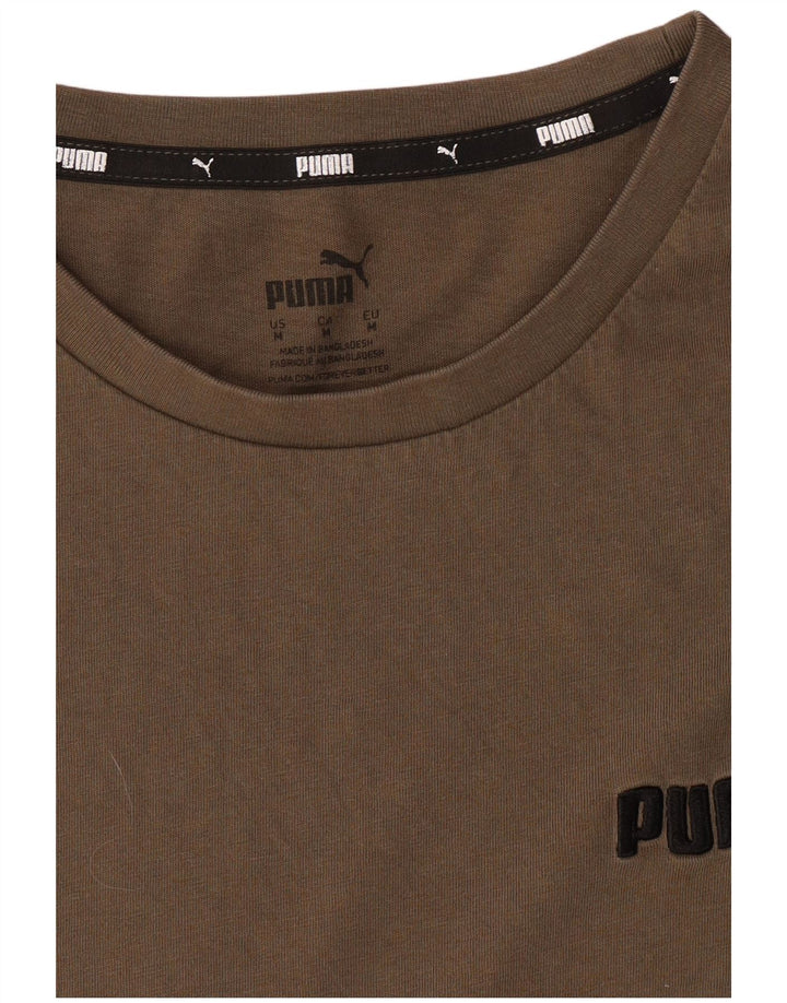 Męski T-shirt PUMA Top, średni khaki