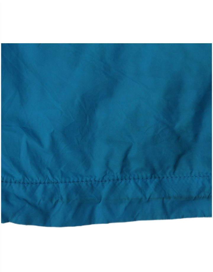 Męska kurtka przeciwdeszczowa z kapturem Jack & Jones UK 36 Small Blue Nylon